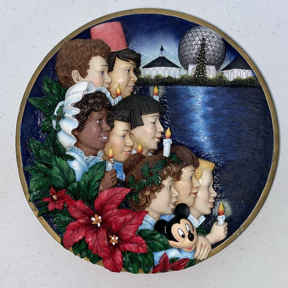 VTG Holiday Reflections Disney's Epcot Around the World 3D‎ Limited Plate 1998